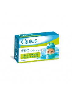Tapones Para Oídos De Silicona Quies Natación 6 unidades 2