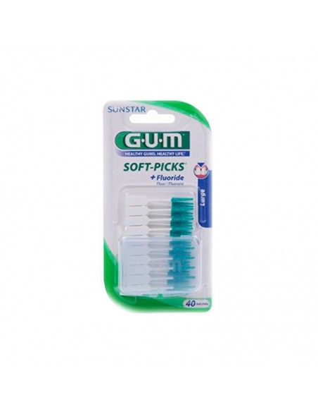 Gum 634 Soft Picks Largo 40 unidades