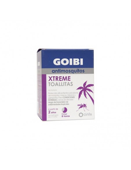 Goibi Xtreme antimosquitos Tropical Toallitas