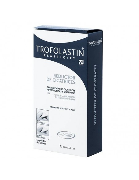 Trofolastín reductor de cicatrices 4x30cm 5 apósitos