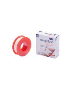 Omniplast Esparadrapo Tela Blanco 5m x 2,5cm 2