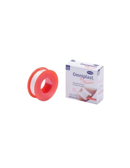 Omniplast Esparadrapo Tela Blanco 5m x 2,5cm