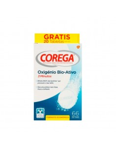 Corega Oxígeno Bio- Activo Tabletas Efervescentes 66 unidades 2