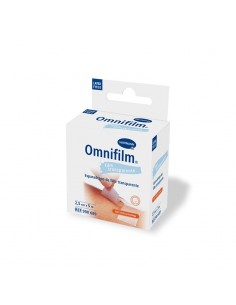 Omnifilm Esparadrapo Plástico Transparente 5m x 2,5cm 2