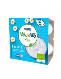 Nestle Naturnes Bio Postre lácteo Natural 90 g