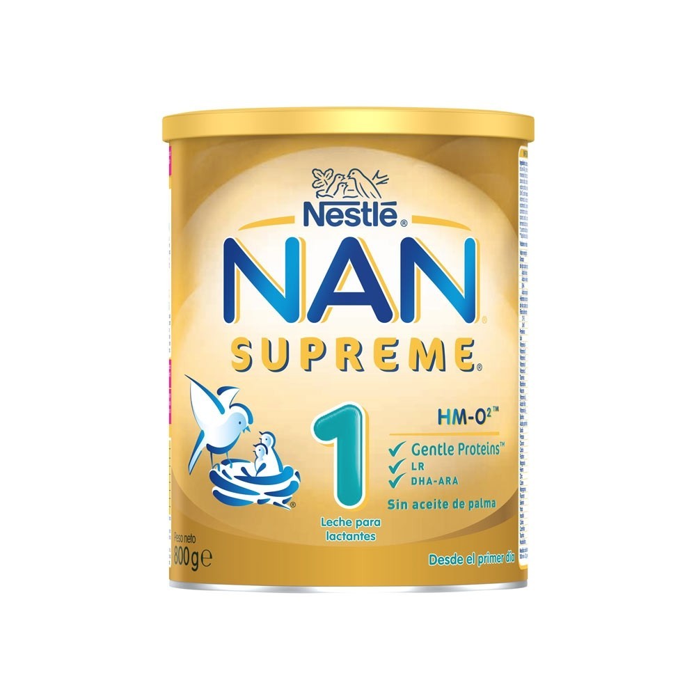 Nestlé NAN 3 Supreme Pro Fórmula Infantil a Partir de 1 Año 1 Lata de 800 g