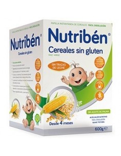 Nutribén Papilla Cereales Sin Gluten 600 g