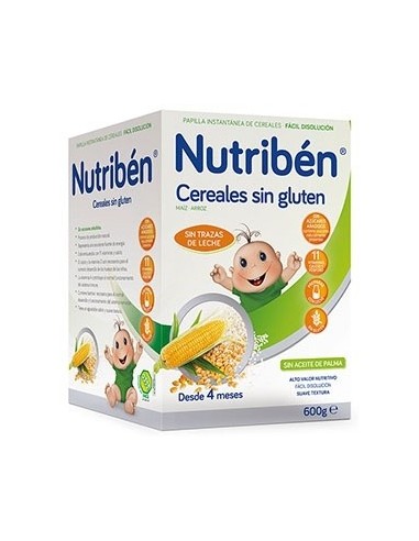 Nutribén Papilla Cereales Sin Gluten 600 g