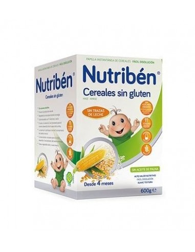 Nutribén Papilla Cereales Sin Gluten 600 g