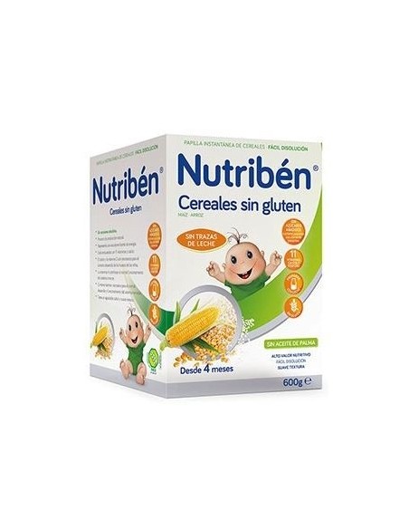 Nutribén Papilla Cereales Sin Gluten 600 g