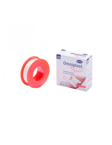 Omniplast Esparadrapo Tela Blanco 5m x 1,25cm