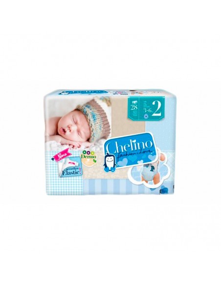 Chelino Pañal Infantil T-2 (3-6 Kg) 28 unidades