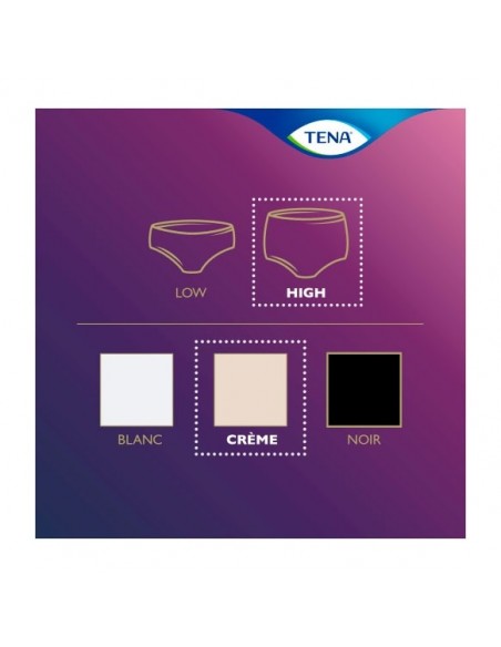 Tena Silhouette cintura alta beige Talla M 9 unidades