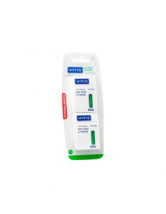 Vitis Cinta Dental con Fluor y Menta 2x50 m 2