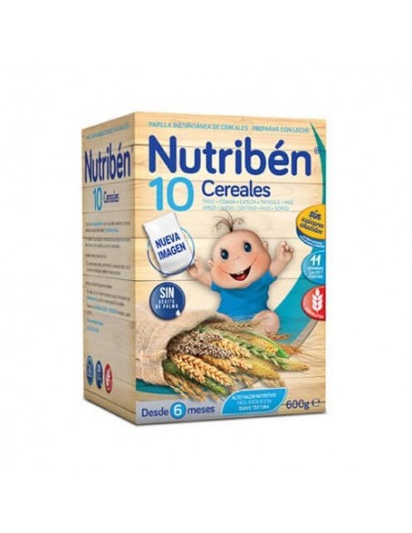 Nutribén Papilla 10 Cereales 600 gr