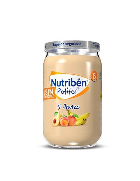 Nutribén Potito 4 Frutas 235 g Nutribén Potito 4 Frutas 235 g