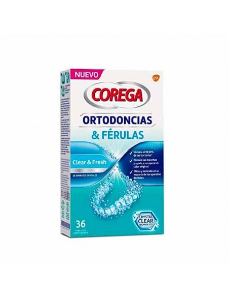 Corega Ortodoncia y Férulas 36 Tabletas Corega Ortodoncia y Férulas 36 Tabletas