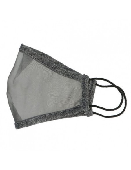Inca Mascarilla Transparente Gris Niño 7-12 años