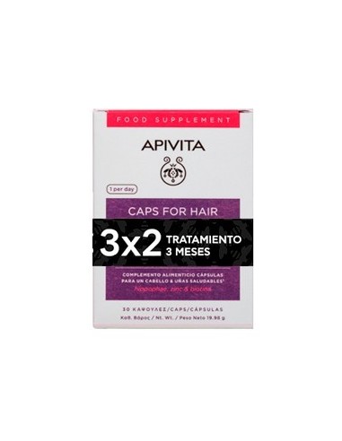 Apivita Cápsulas Anticaída 30 unidades 3x2