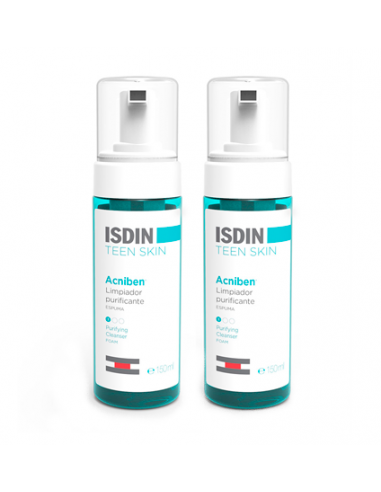 Isdin Acniben Espuma Limpiadora150 ml pack 2ª unidad al 40%