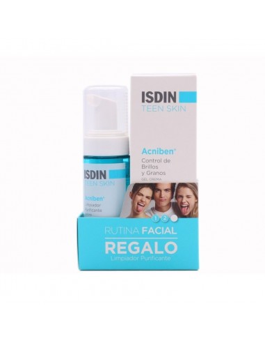 ISDIN Acniben Teen Skin Gel crema 40 ml Regalo de minitalla Gel Limpiador