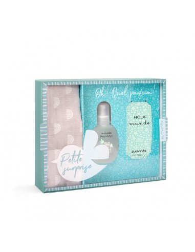 Suavinex Canastilla Petites Colonia 100 ml + Tarjeta + Muselina Suavinex Canastilla Petites Colonia 100 ml + Tarjeta + Muselina