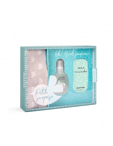 Suavinex Canastilla Petites Colonia 100 ml + Tarjeta + Muselina Suavinex Canastilla Petites Colonia 100 ml + Tarjeta + Muselina