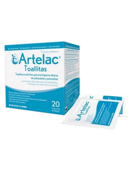 Artelac Toallitas Estériles 20 unidades