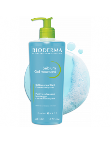 Bioderma Sebium Gel Moussant 500 ml