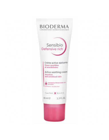 Bioderma Sensibio Defensive Crema Rica Hidratante 40ml