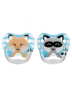 Dr Brown's Chupete Prevent animales Azul 6-12 meses 2 unidades 2