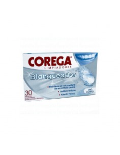 Corega Blanqueador 30 Tabletas 2