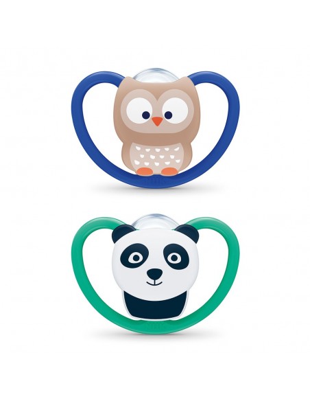 Nuk Chupete Space 6-18 Silicona 2 unid