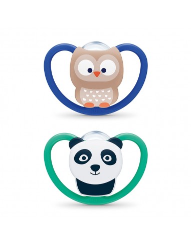 Nuk Chupete Space 18-36 Silicona 2 unid