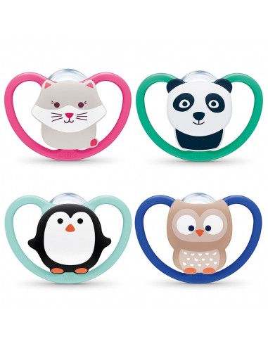 Nuk Chupete Space 18-36 Silicona 2 unid