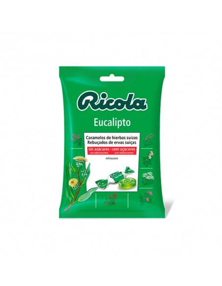 Ricola caramelos sin azúcar eucaliptus 70 gr
