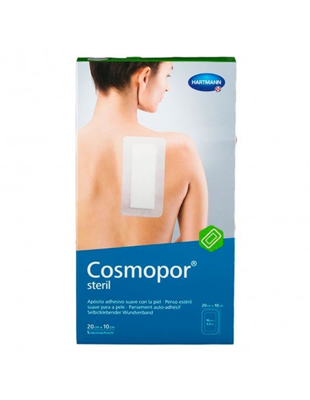 Cosmopor Steril Aposito Esteril 20 cm X 10 cm  5 apósitos