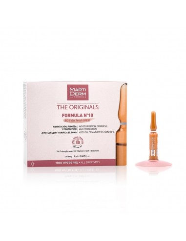 Martiderm Fórmula Nº10 HD Color Touch SPF 30 10 Ampollas 2ml