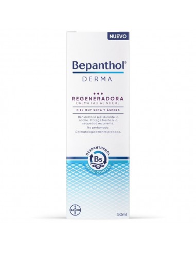 Bepanthol® Derma Crema Facial Regeneradora Noche Rehidrata la piel durante la noche 50 ml