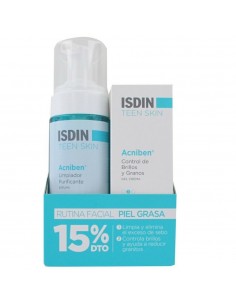 Isdin Acniben pack Limpiador y Gel Crema 15%dto