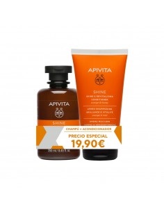 Apivita Champú + Acondicionador Brillo Precio Especial 250 ml