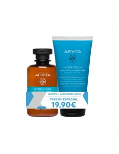 Apivita Champú + Acondicionador Hidratante Precio Especial 250 ml