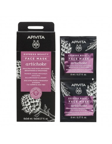 Apivita Express Beauty Mascarilla iluminadora & Retexturizante con Alcachofa 8 ml