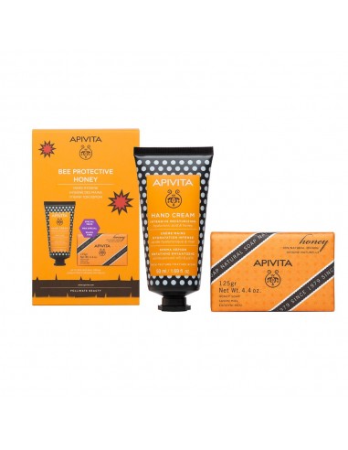 APIVITA PACK CREMA MANOS MIEL + JABON MIEL