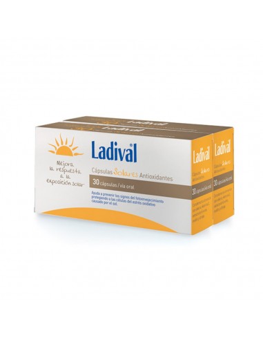 Ladival Duplo Cápsulas solares antioxidantes 2x30 cápsulas