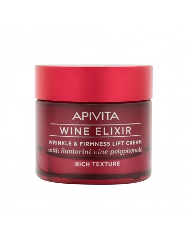 Apivita New Wine Elixir Crema rica antiarrugas y reafirmante efecto Lifting 50 ml