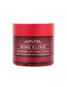 Apivita New Wine Elixir Crema de noche reparadora efecto Lifting 50 ml