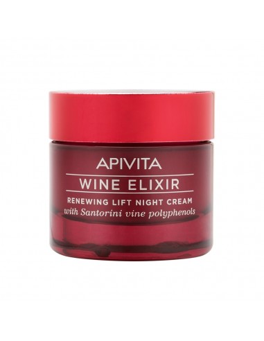 Apivita New Wine Elixir Crema de noche reparadora efecto Lifting 50 ml