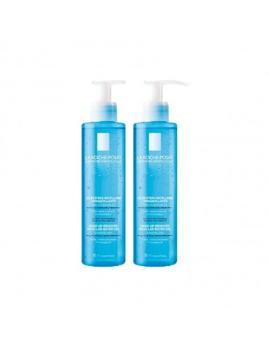 La Roche Posay Duplo Gel de agua micelar 2ª ud 25% de descuento 2x195 ml