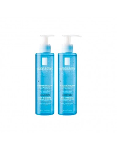 La Roche Posay Duplo Gel de agua micelar 2ª ud 25% de descuento 2x195 ml